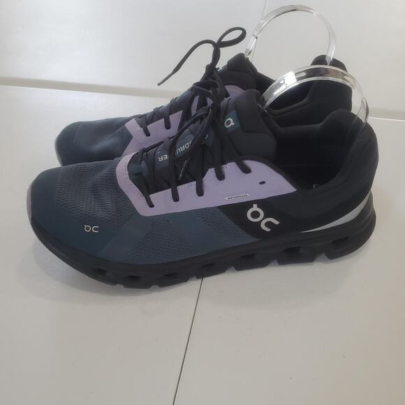 On Running Shoes Mens Size 12 Blue Cloudrunner Waterproof Road Running 52.98076 - Picture 3 of 11